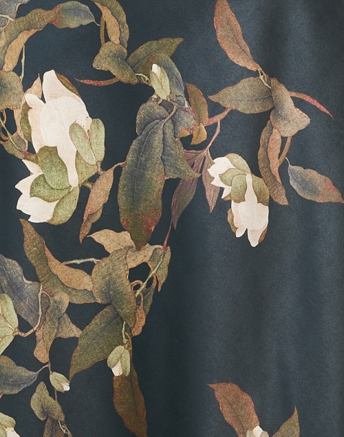 Fabric image - Vince - Teal Floral Print Slip Skirt