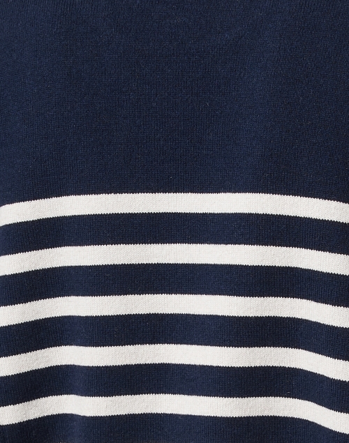 Fabric image - A.P.C. - Phoebe Navy Striped Cashmere Sweater