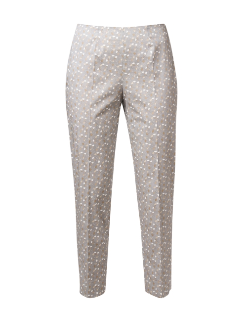 Product image - Piazza Sempione - Monia White and Grey Print Pant
