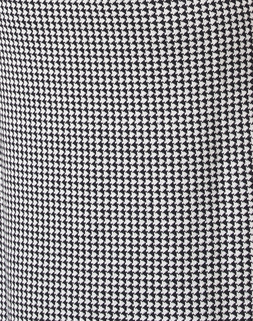 Fabric image - Allude - Navy Houndstooth Cotton Linen Dress
