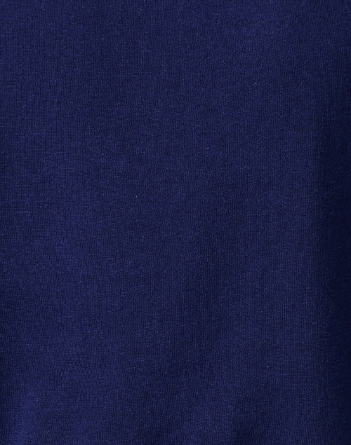 Fabric image - White + Warren - Navy Polo Sweater