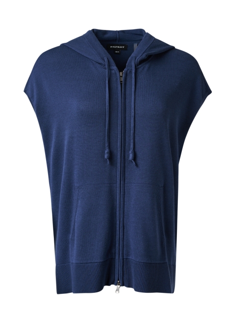 Product image - Repeat Cashmere - Navy Zip Front Cardigan