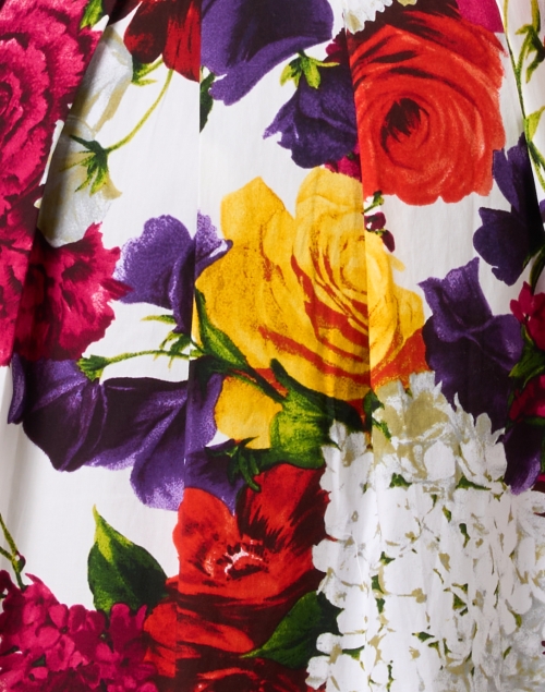 Fabric image - Samantha Sung - Audrey Multi Floral Print Cotton Stretch Dress