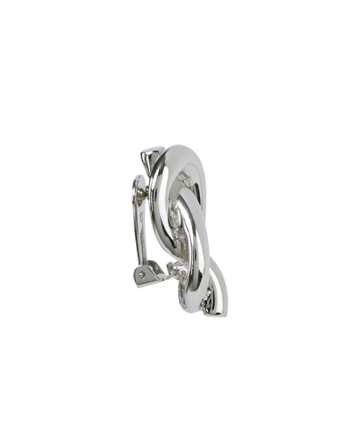 Back image - Ben-Amun - Silver Knot Clip Earrings