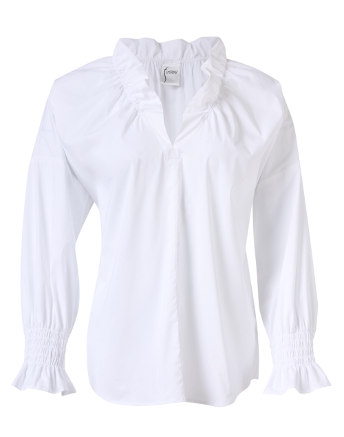 Product image - Finley - Crosby White Poplin Top