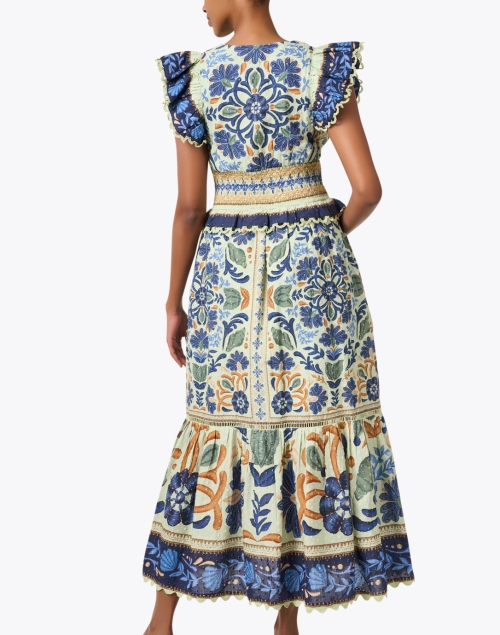 Back image - Farm Rio - Multi Print Cotton Maxi Dress