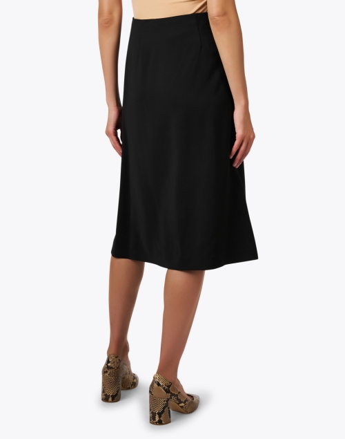 Back image - Piazza Sempione - Black A-Line Skirt