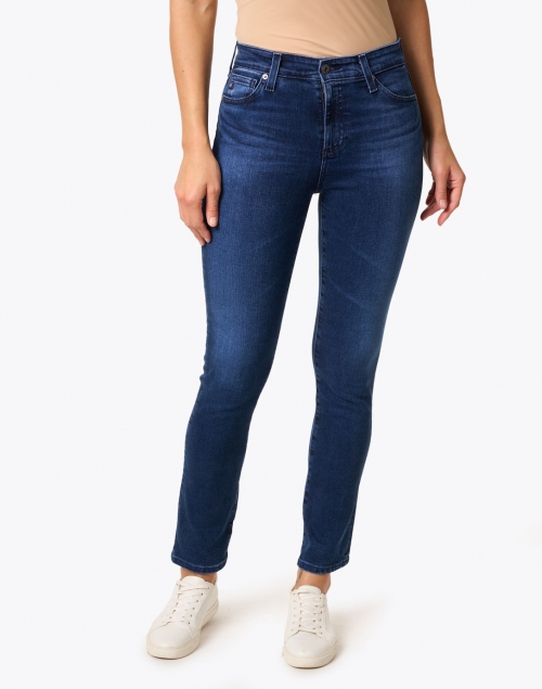 Front image - AG Jeans - Mari Dark Wash Skinny Leg Pant