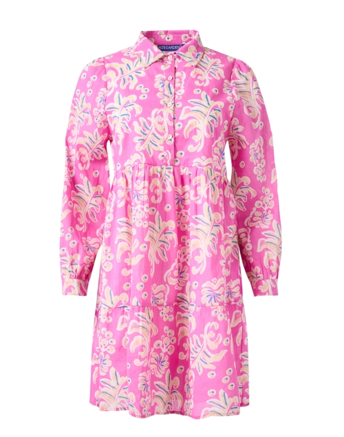 Ro's Garden Romy Pink Print Shirt Dress