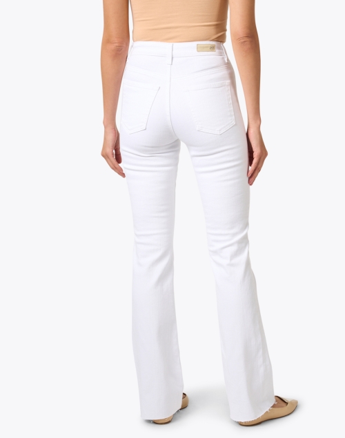 Back image - AG Jeans - Alexxis White High Rise Boot Cut Jean