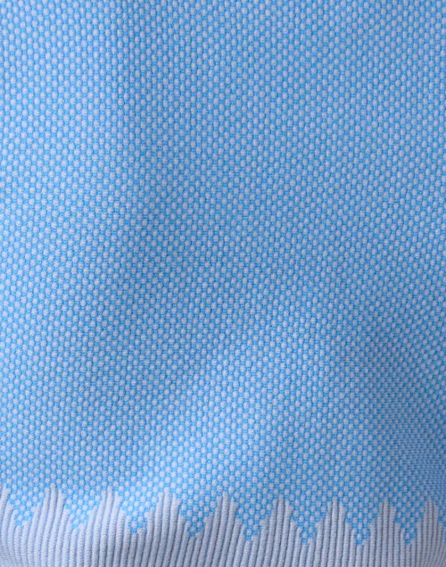 Fabric image - Emporio Armani - Blue Geometric Knit Jacket
