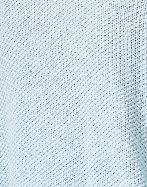 Fabric image - Lisa Todd - Aqua Blue Contrast Stripe Sweater