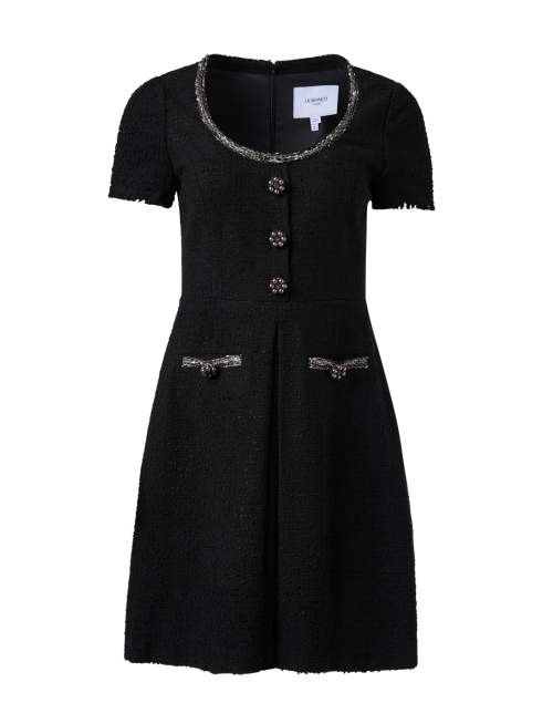 Product image - L.K. Bennett - Lara Black Tweed Mini Dress 