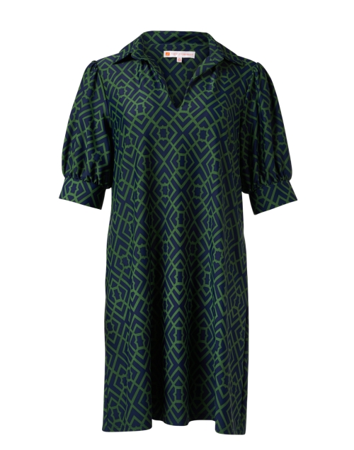 Product image - Jude Connally - Emerson Green and Black Print Dress