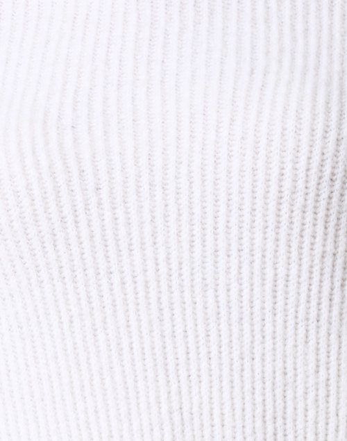 Fabric image - Emporio Armani - White Flare Sleeve Turtleneck Sweater