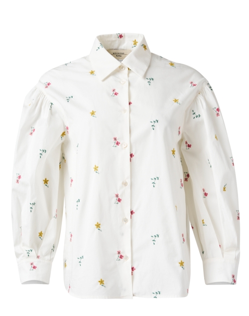 Product image - Weekend Max Mara - Villar White Floral Cotton Blouse