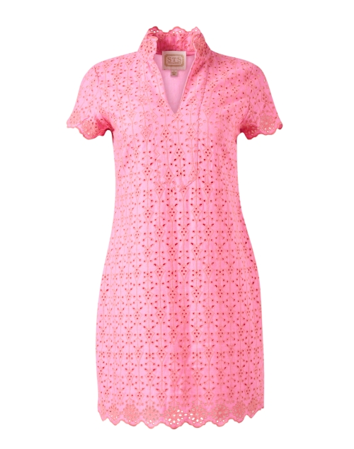 Product image - Sail to Sable - Pink Eyelet Tunic Dress