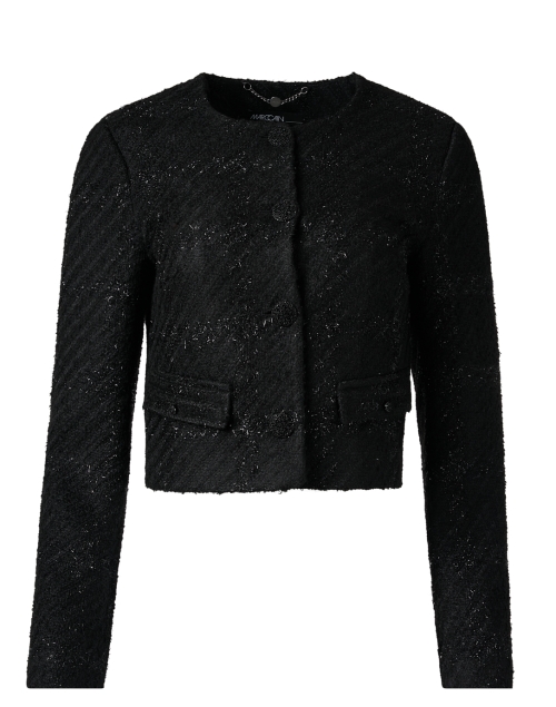 Product image - Marc Cain - Black Plaid Cropped Jacket
