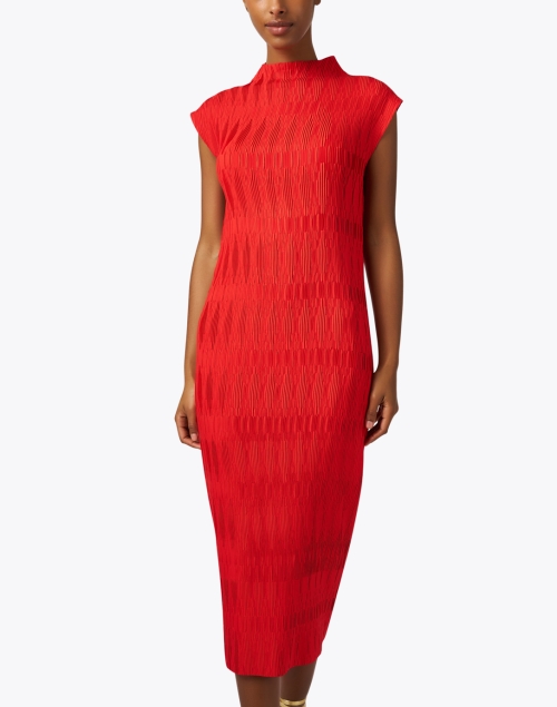 Front image - Veronica Beard - Gramercy Red Dress