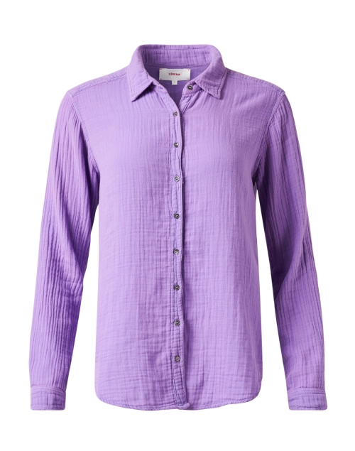 Product image - Xirena - Scout Purple Cotton Gauze Shirt