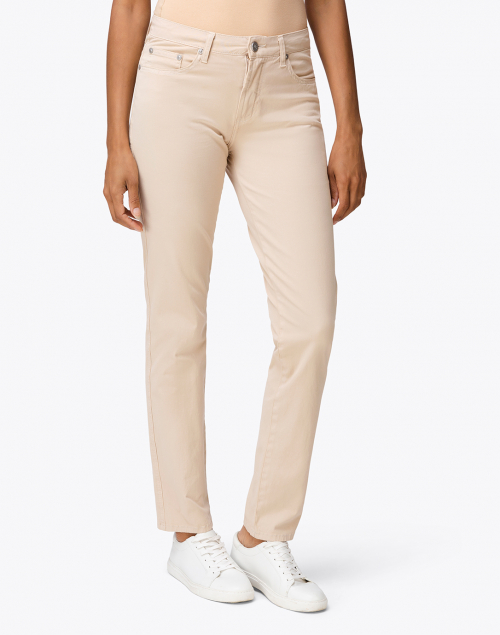 Front image - Fabrizio Gianni - Sand Tapered Straight Leg Stretch Cotton Jean