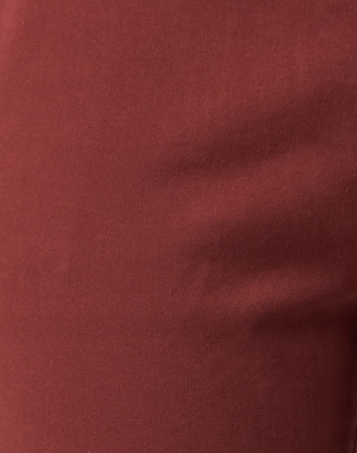 Fabric image - AG Jeans - Caden Burgundy Stretch Cotton Pant