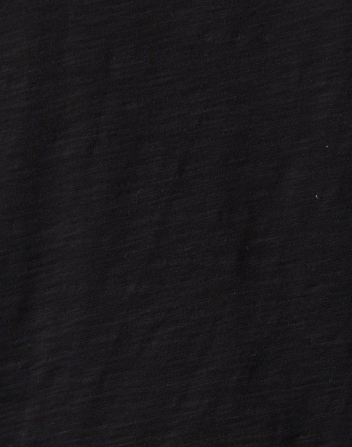 Fabric image - Lisa Todd - Black Cotton Mesh Stripe Top 