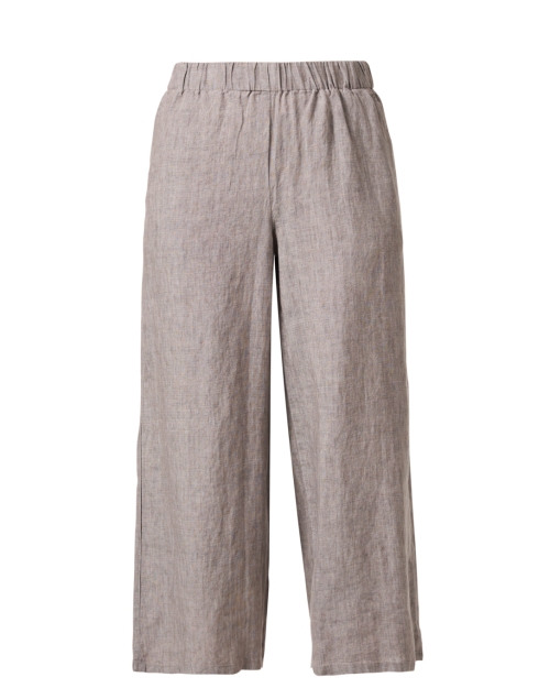 Product image - Eileen Fisher - Stone Grey Linen Cropped Pant