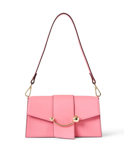 Strathberry Mini Box Pink Leather Shoulder Bag