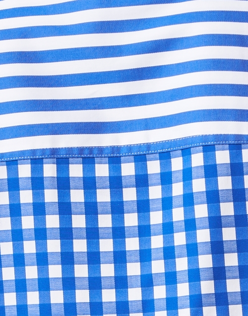 Fabric image - Hinson Wu - Alexxis Blue and White Striped Blouse