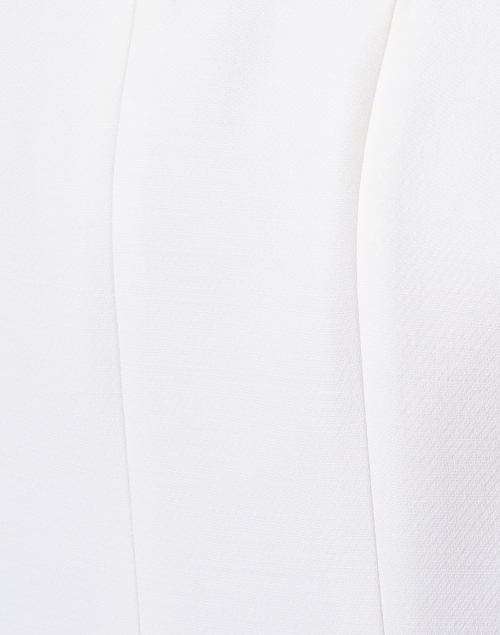 Fabric image - Lafayette 148 New York - White Cutout Fit and Flare Dress