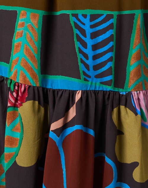 Fabric image - Soler - Pauline Multi Print Silk Dress