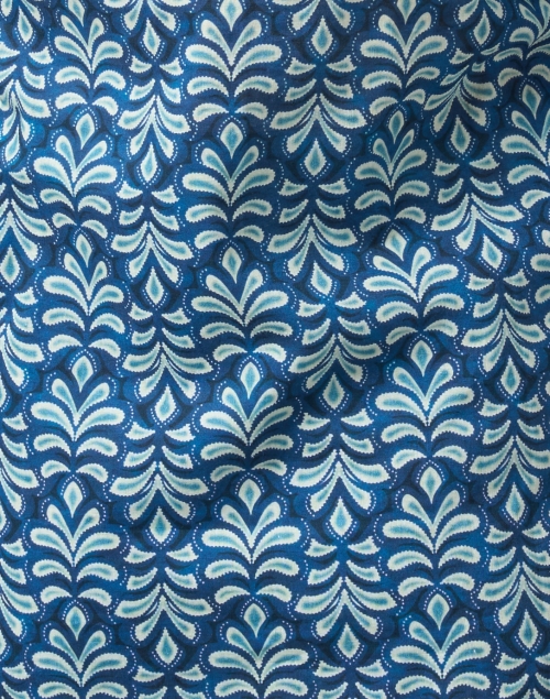 Fabric image - Bella Tu - Alice Blue Embroidered Tunic Top