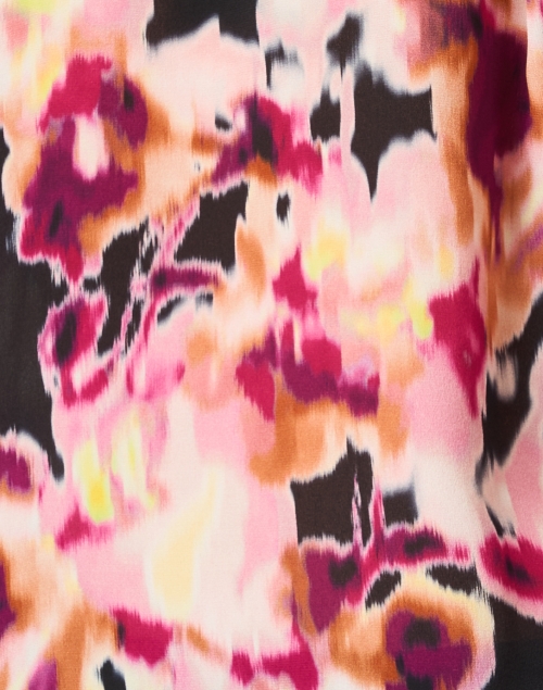 Fabric image - Kobi Halperin - Mabel Pink Multi Print Silk Blouse