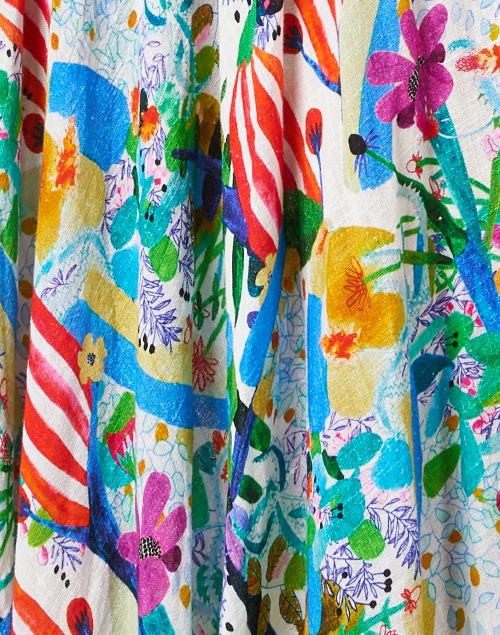 Fabric image - Soler - Villamarie Multi Print Linen Dress
