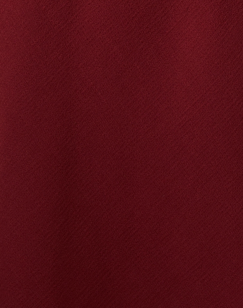 Fabric image - Lafayette 148 New York - Burgundy Wool Dress