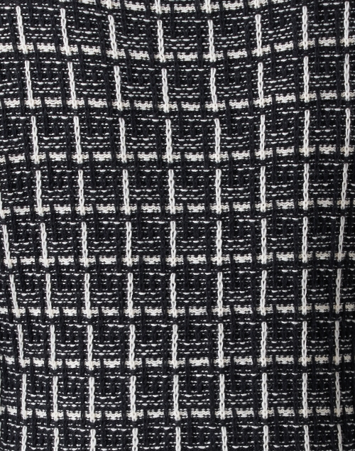Fabric image - L.K. Bennett - Aliyah Black And White Knit Cardigan