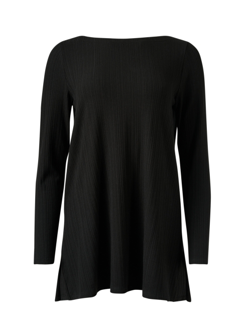Product image - Eileen Fisher - Black Ribbed Top