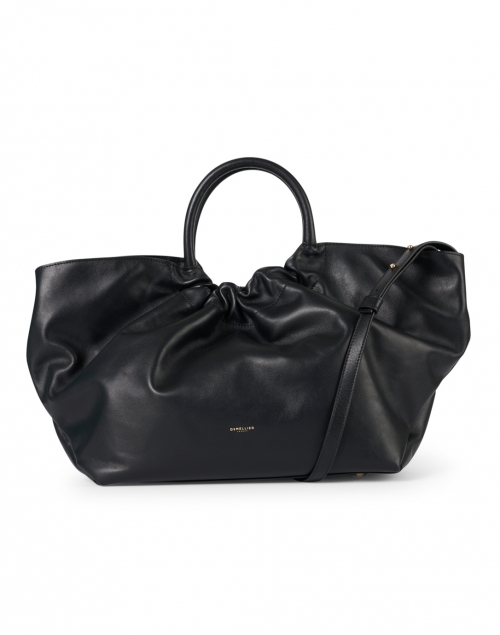 Extra_1 image - DeMellier - Los Angeles Black Smooth Leather Ruched Tote