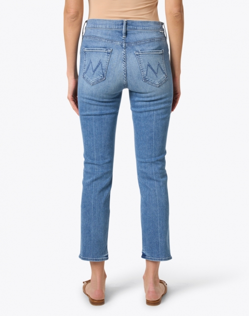 Back image - Mother - The Dazzler Mid-Rise Straight Leg Ankle Jean