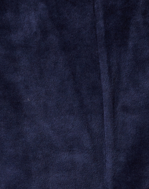 Fabric image - Majestic Filatures - Navy Cotton Velour Blazer