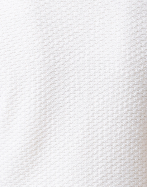 Fabric image - Tara Jarmon - Georgina White Textured Cardigan 