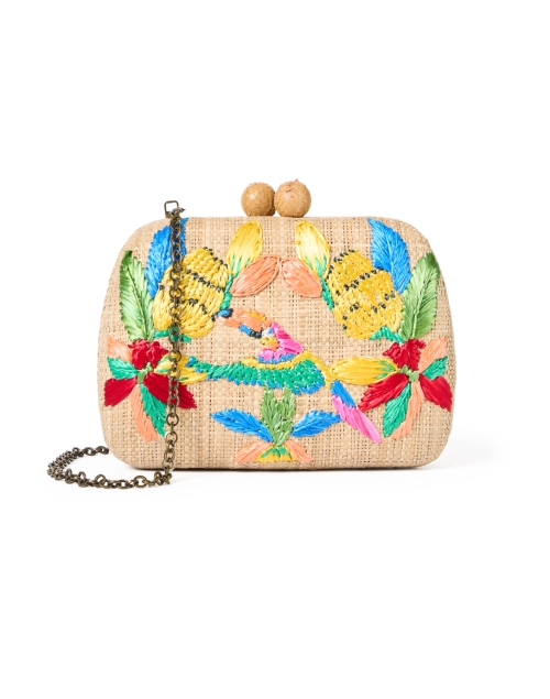 Extra_2 image - SERPUI - Lolita Tan Toucan Embroidered Clutch 