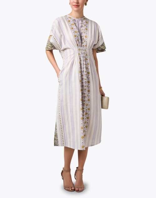 Hetty Multi Print Cotton Dress