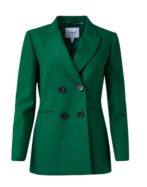 Product image - L.K. Bennett - Mariner Green Double Breasted Blazer