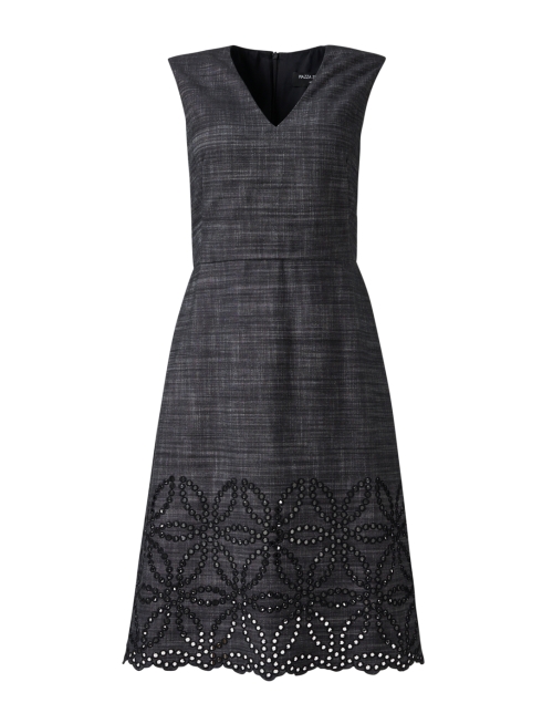 Product image - Piazza Sempione - Black Eyelet Trim Dress
