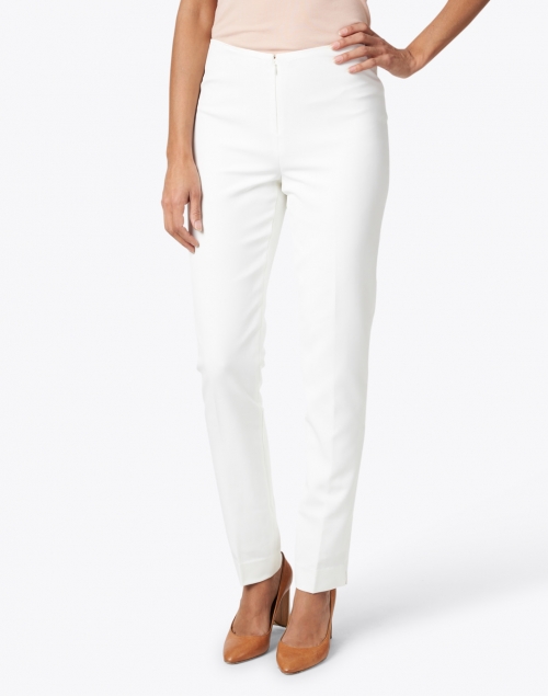 Front image - Peace of Cloth - Jasmine Ivory Castle Stretch Pant
