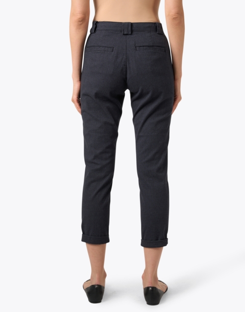 Back image - AG Jeans - Caden Steel Grey Stretch Cotton Pant