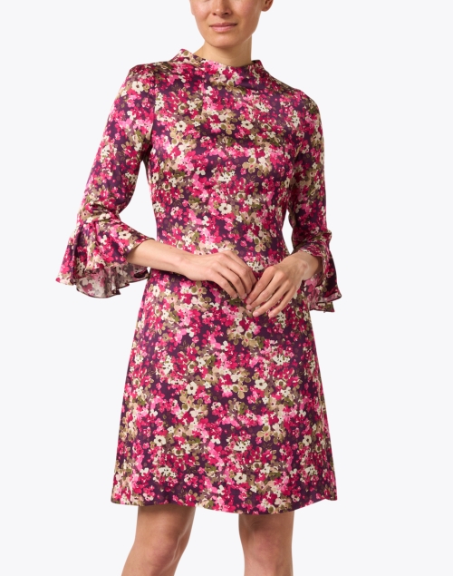 Front image - Jane - Otto Pink Multi Floral Dress