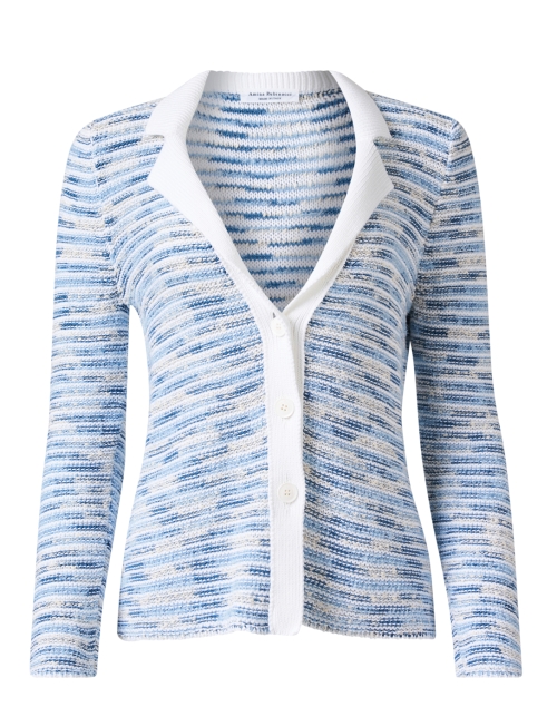 Product image - Amina Rubinacci - Olimpia Blue Heathered Jacket
